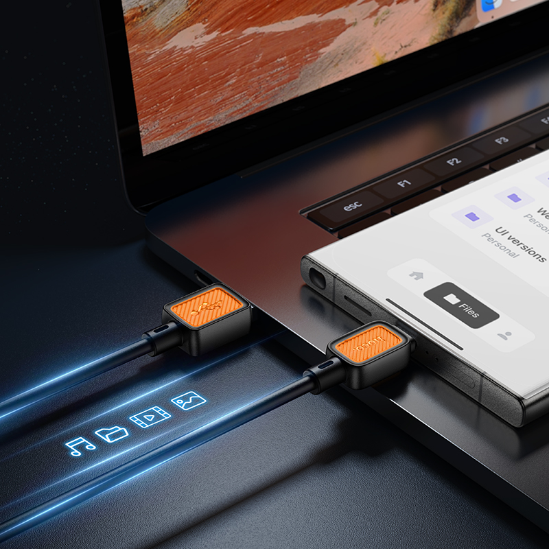 Кабель USB HOCO X108 Benefit USB - Type-C, 3A, 1 м, черный фото