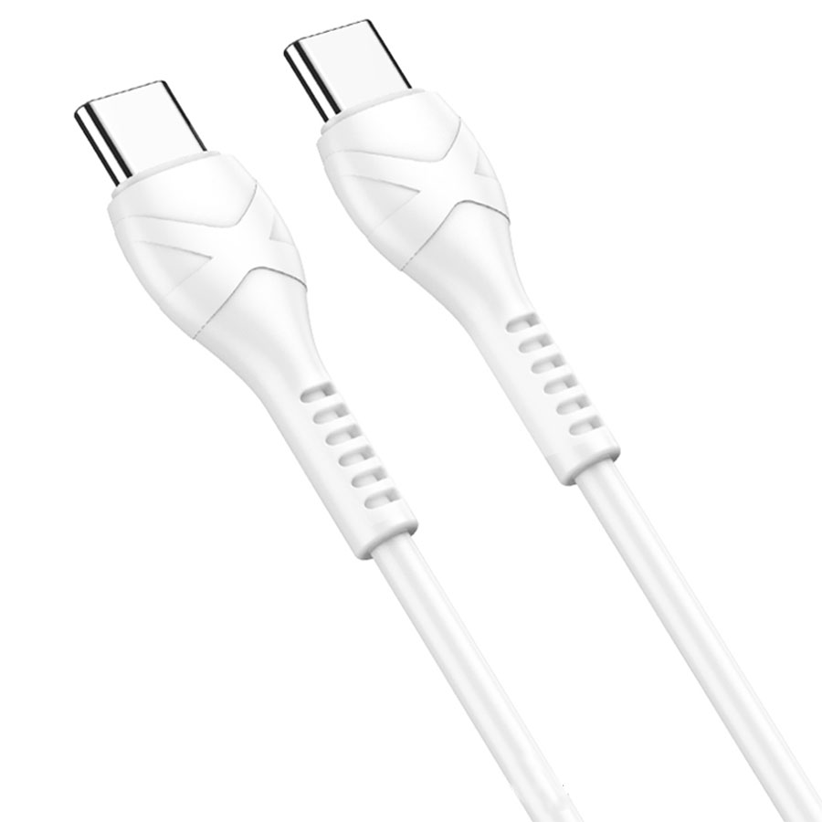 Кабель USB-C HOCO X37 Cool Type-C - Type-C, 3A, 60W, 1 м, белый фото