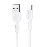 Кабель USB HOCO X33 Surge USB - Type-C, 5A, 1 м, белый фото