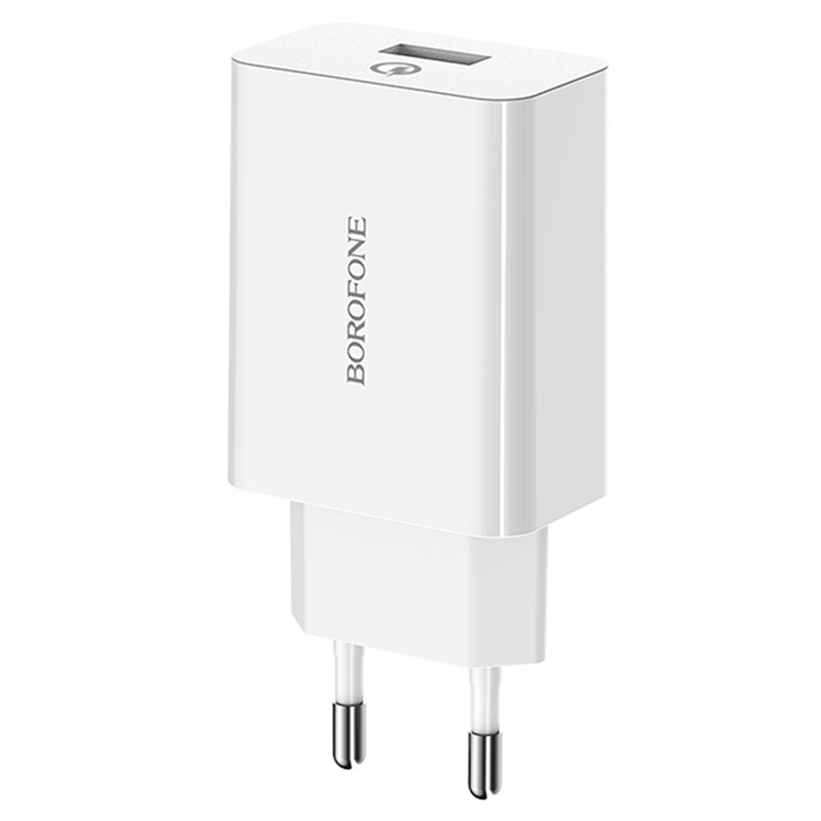 Сетевое зарядное устройство BOROFONE BA21A Long journey 1xUSB, 3A, 18W, белый фото