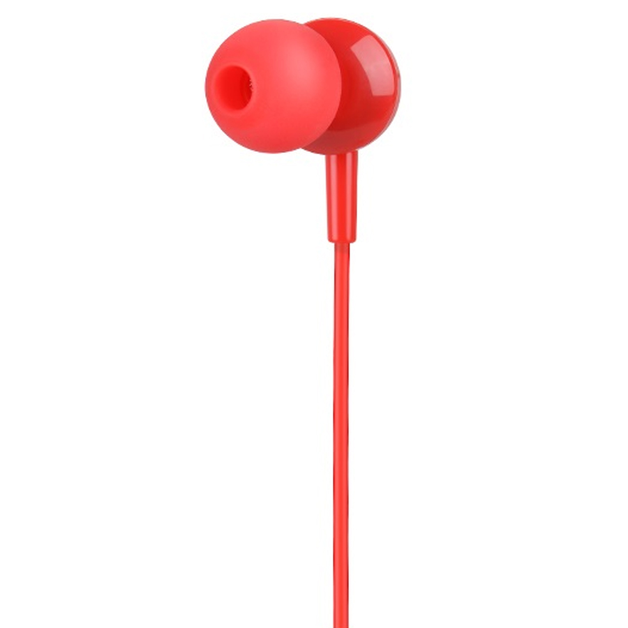 Проводные наушники HOCO M14 Inital, Jack 3.5mm, 1.2 м, красный фото