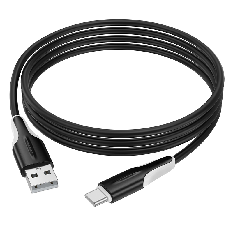 Кабель USB BOROFONE BX119 New USB - Type-C, 3A, 1 м, черный фото