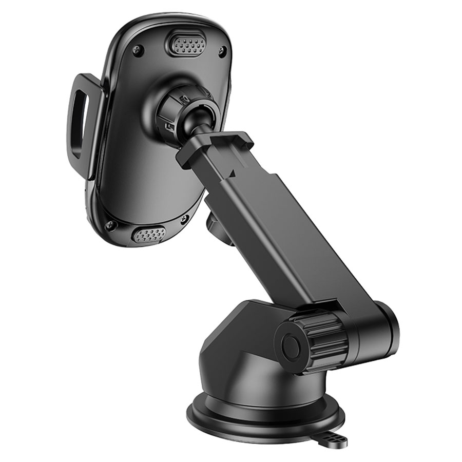 Автомобильный держатель BOROFONE BH53 Windy, зажимной, на приборная панель/лобовое стекло, черный+серый фото