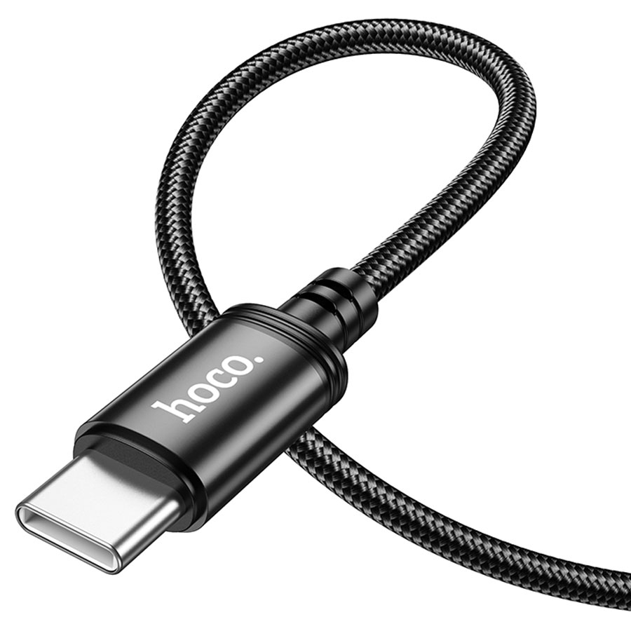Кабель USB HOCO X91 Radiance USB - Type-C, 3A, 3 м, черный фото