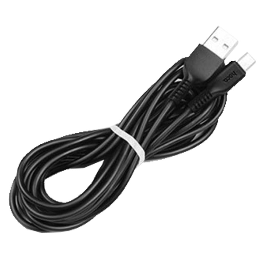 Кабель USB HOCO X20 Flash USB - MicroUSB, 2.4А, 3 м, черный фото