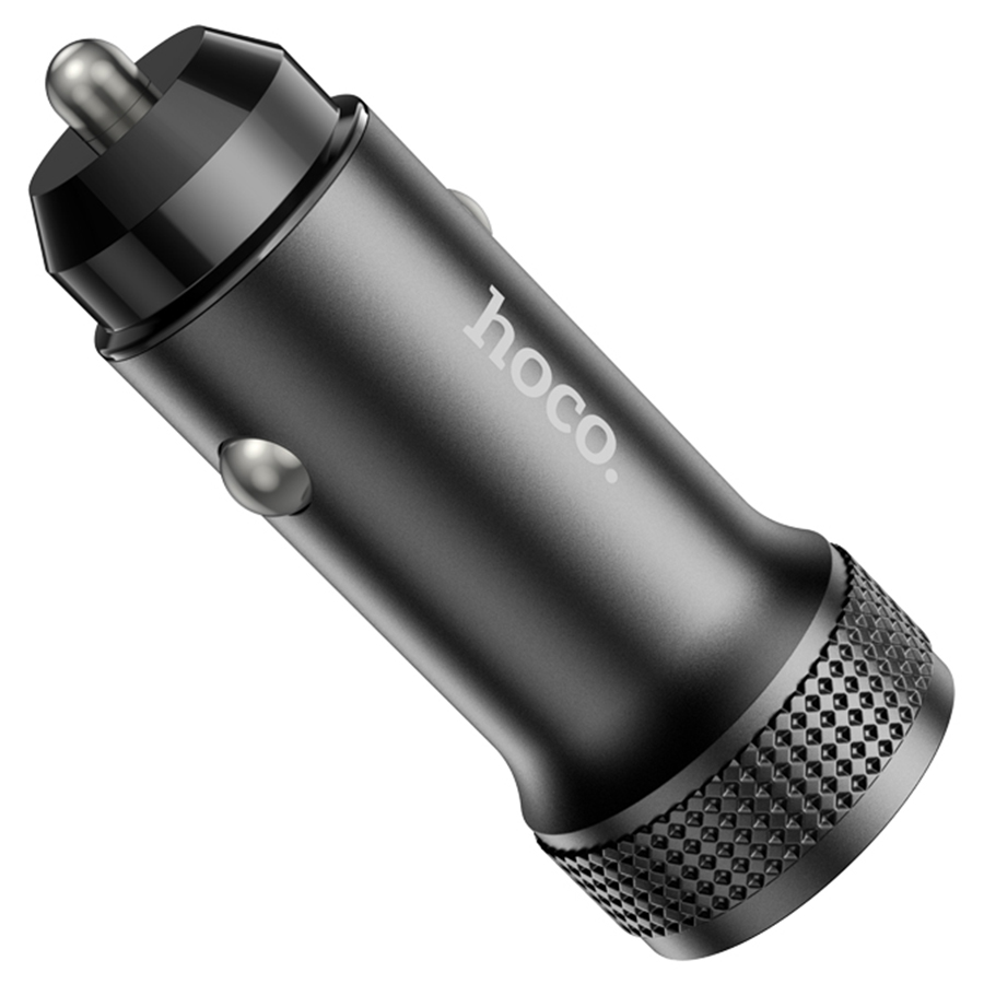Автомобильное зарядное устройство HOCO Z49A Level, 1xUSB, 18W, черный фото