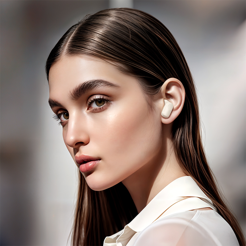 Беспроводные наушники TWS HOCO EQ25 Unimpeded, Bluetooth 5.4, белый фото