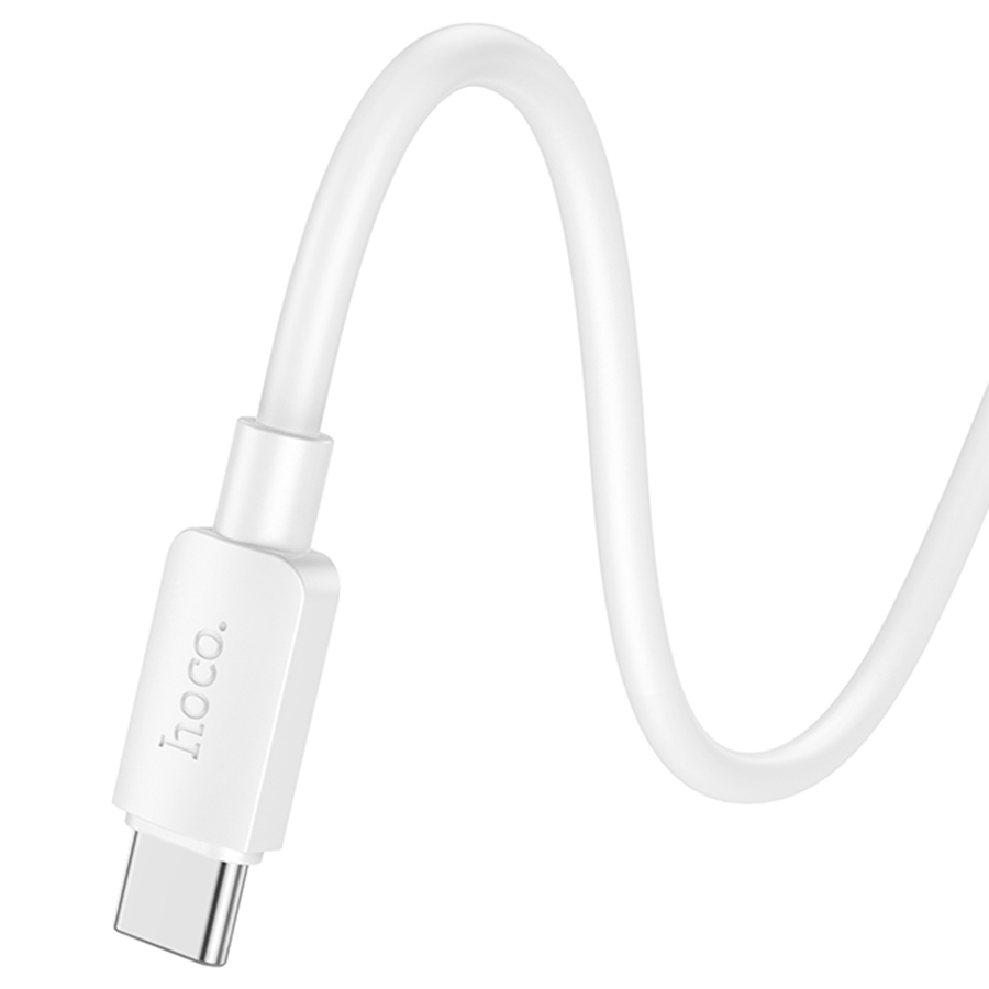 Кабель USB HOCO X96 Hyper USB - Type-C, 6A, 100W, 1 м, белый фото