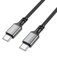 Кабель USB-C BOROFONE BX83 Famous Type-C - Type-C, 3A, 60W, 1 м, черный фото