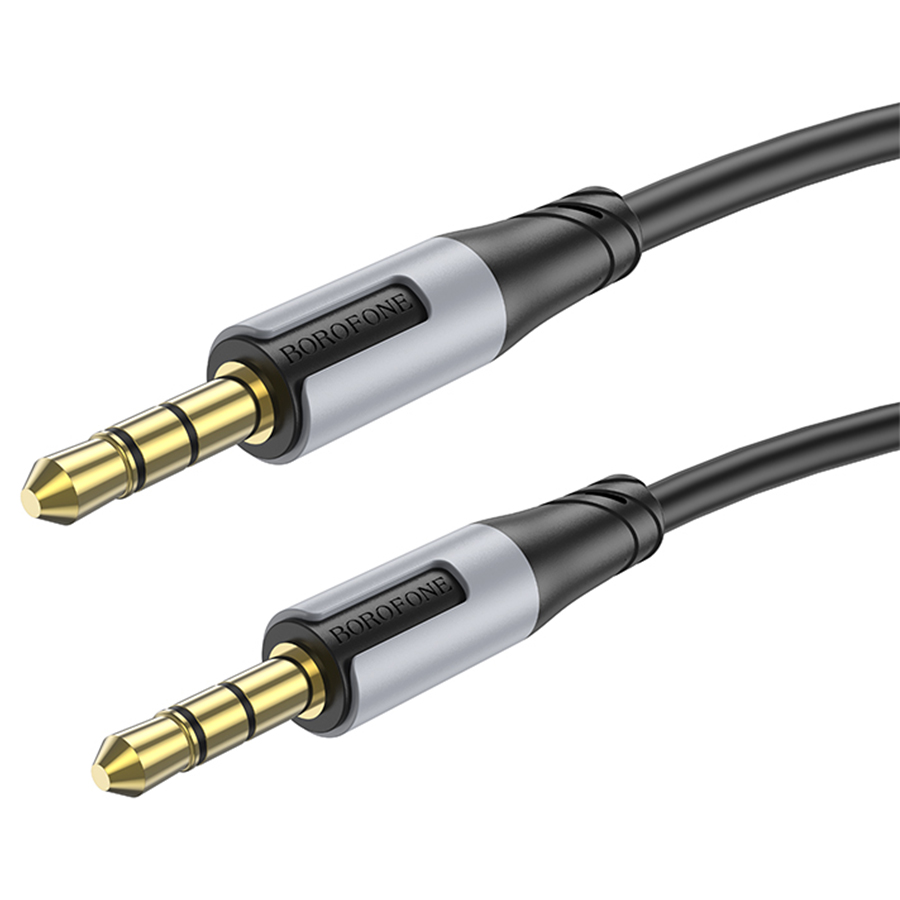 Аудиокабель BOROFONE BL19 Creator AUX Jack 3,5 (m) - Jack 3,5 (m), 1 м, черный фото