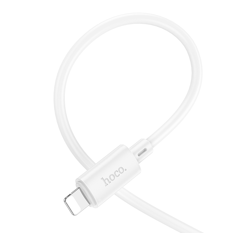 Кабель USB-C HOCO X88 Gratified Type-C - Lightning, 20W, 2 м, белый фото
