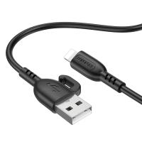 Кабель USB BOROFONE BX91 Symbol USB - Lightning, 3A, 1 м, черный фото