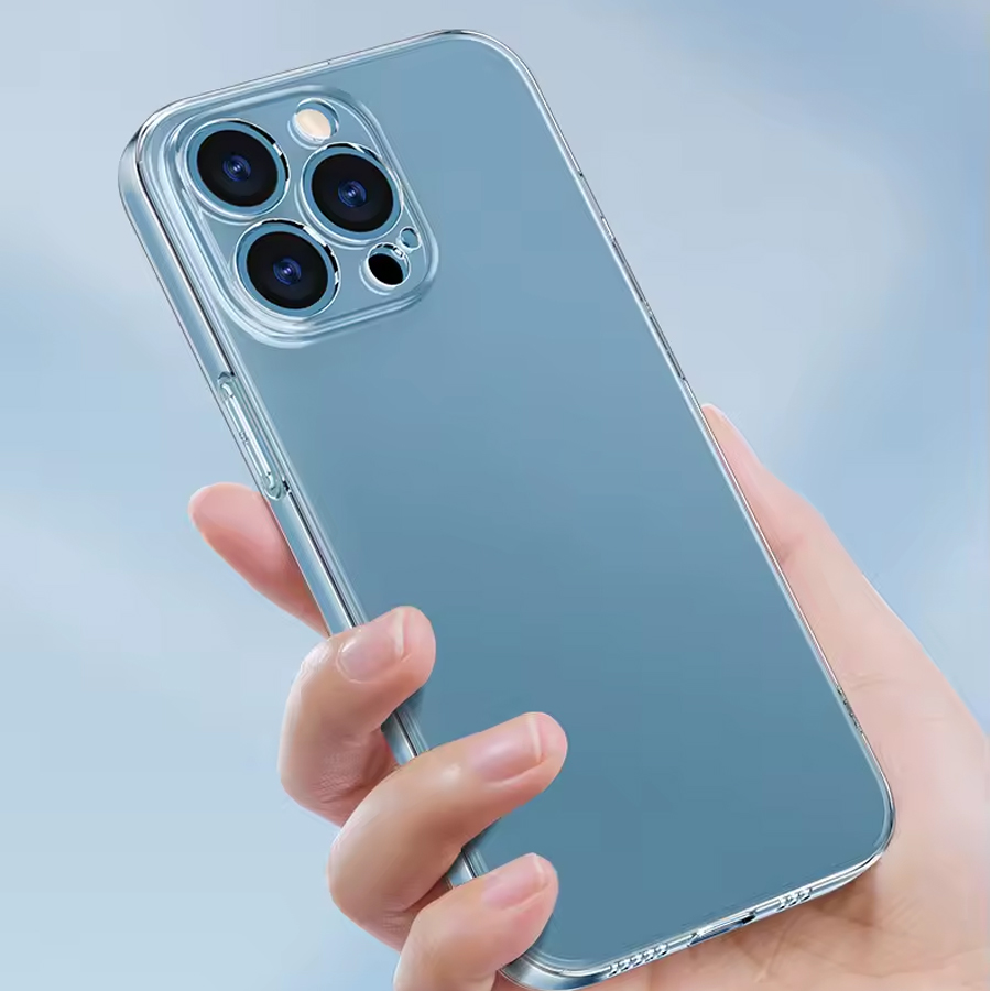 Чехол Clear Case пластиковый с защитой камеры для iPhone 11 Pro, прозрачный фото