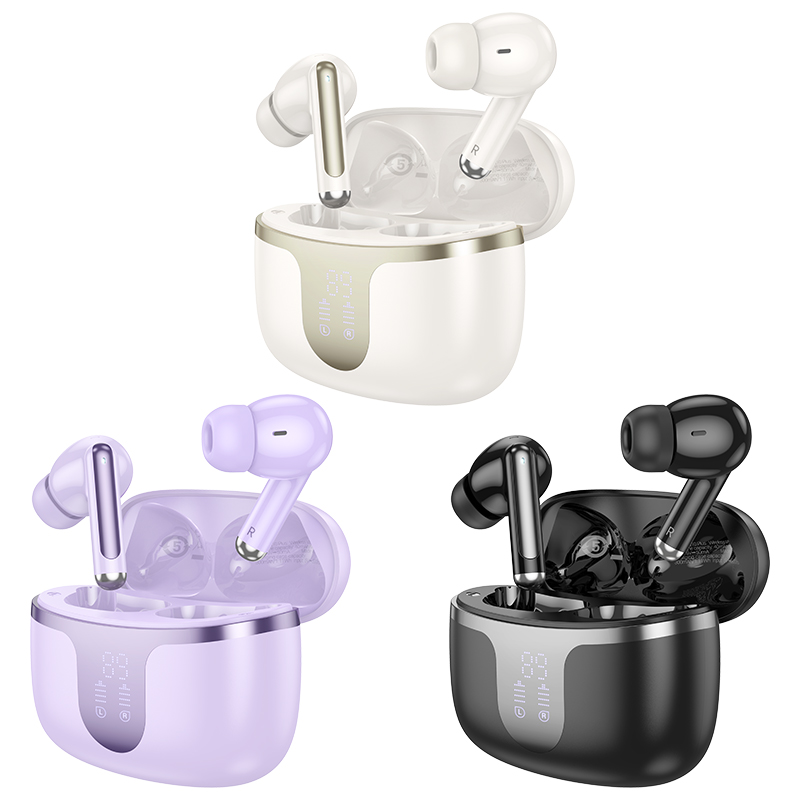 Беспроводные наушники TWS HOCO EQ10 Plus Harmony, Bluetooth 5.4, черный фото