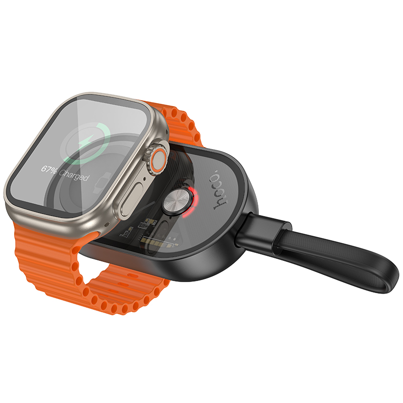 Портативный аккумулятор HOCO J145 Whale, для Apple watch, 2.5W, 1200 мА⋅ч, черный фото