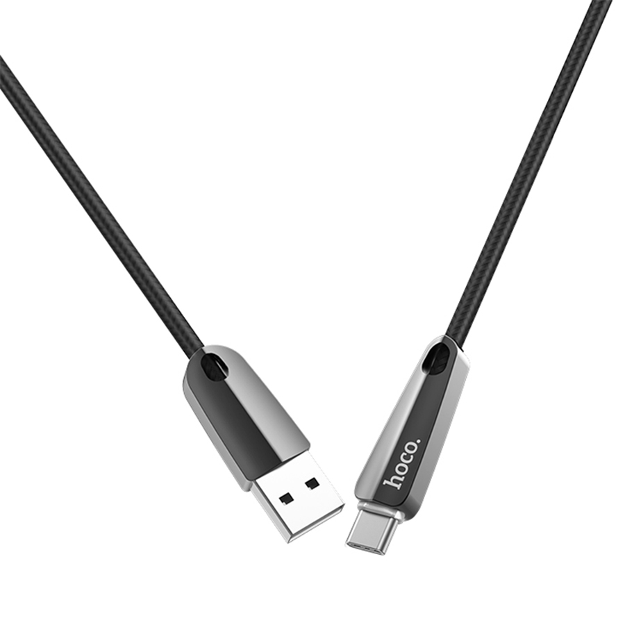 Кабель USB HOCO U35 Space shuttle USB - Type-C, 2.4А, 1.2 м, черный оптом недорого с доставкой Кабель USB HOCO U35 Space shuttle USB - Type-C, 2.4А, 1.2 м, черный фото
