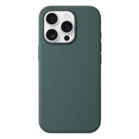 Чехол Silicone Case with MagSafe и Анимация цвета для iPhone 16 Pro (6.3"), темно-зеленый (4) фото