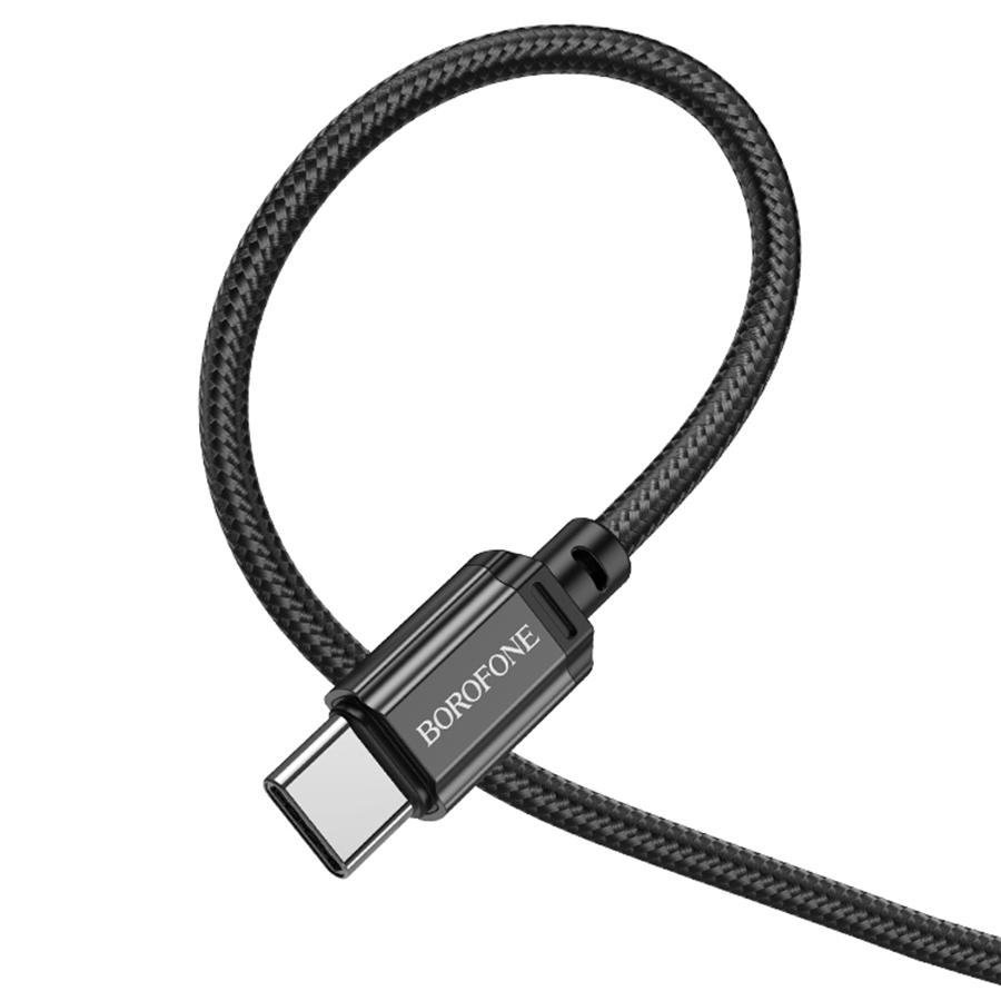 Кабель USB BOROFONE BX87 Sharp USB - Type-C, 3A, 2 м, черный оптом недорого с доставкой Кабель USB BOROFONE BX87 Sharp USB - Type-C, 3A, 2 м, черный фото