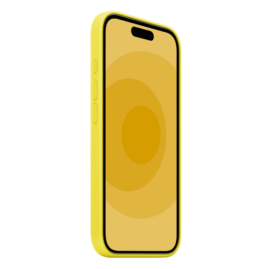 Чехол Silicone Case with MagSafe и Анимация цвета для iPhone 16 Pro (6.3"), желтый (8) фото