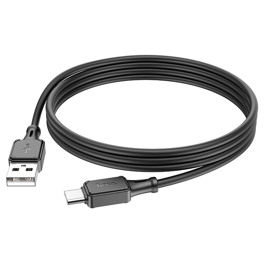 Кабель USB HOCO X101 Assistant USB - Type-C, 3A, 1 м, черный оптом недорого с доставкой Кабель USB HOCO X101 Assistant USB - Type-C, 3A, 1 м, черный фото