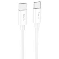 Кабель USB-C HOCO X87 Magic Type-C - Type-C, 3A, 60W, 1 м, белый фото