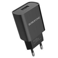 Сетевое зарядное устройство BOROFONE BA20A Sharp 1xUSB, 2A, черный фото