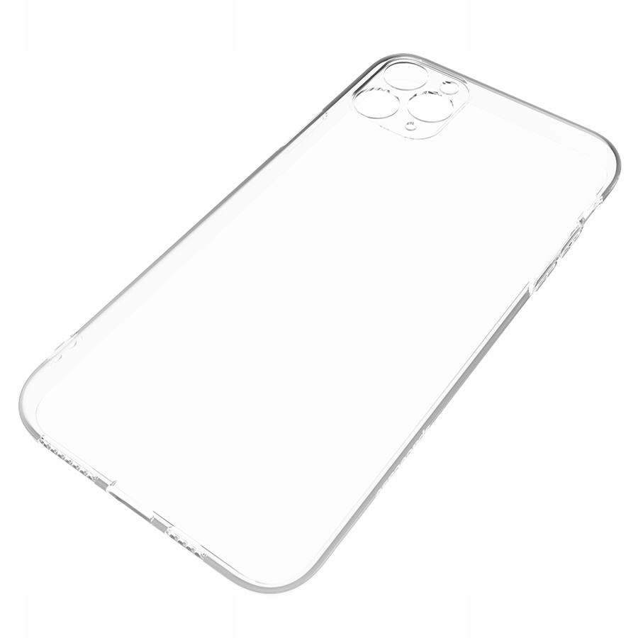 Чехол Clear Case силиконовый с защитой камеры для iPhone 11 Pro, прозрачный фото