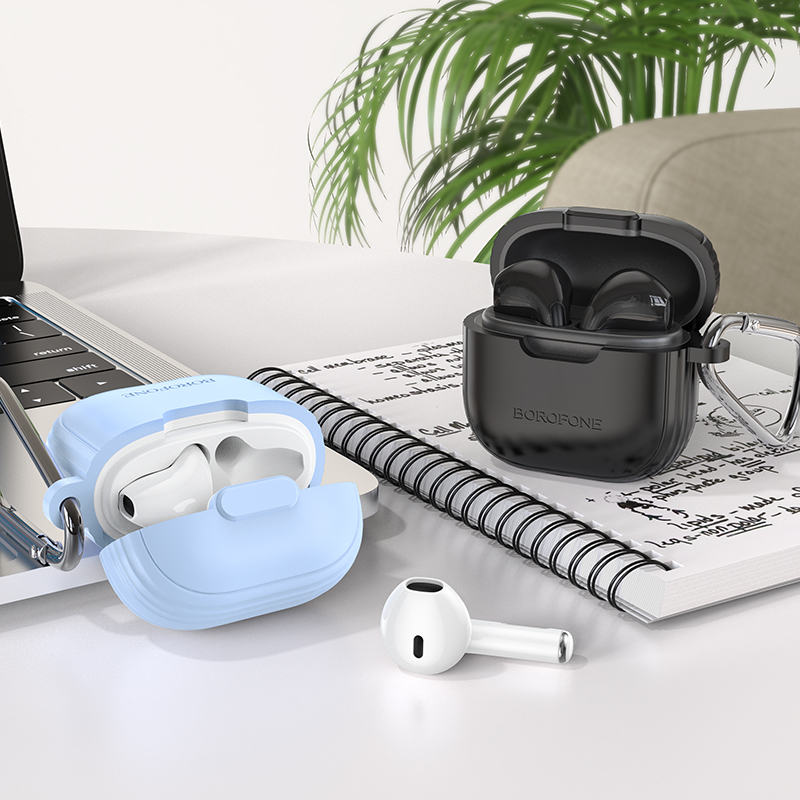 Беспроводные наушники TWS BOROFONE BW29 Charm, Bluetooth 5.3, синий фото