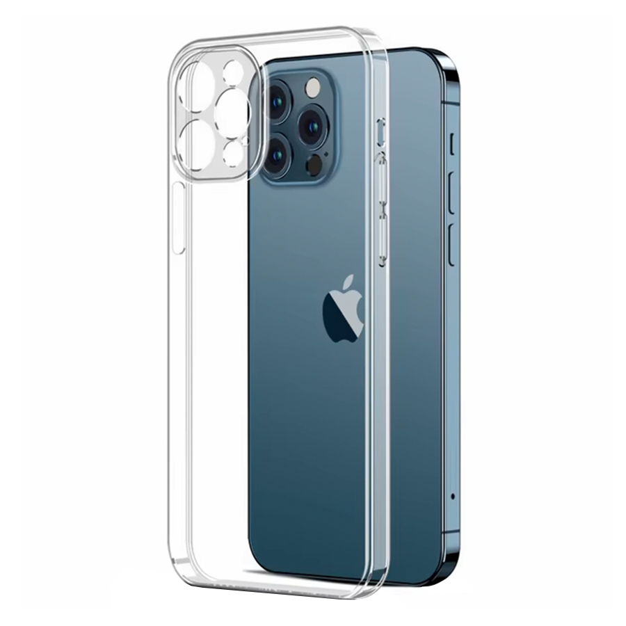 Чехол Clear Case силиконовый с защитой камеры для iPhone 16 Pro Max (6.9"), прозрачный фото