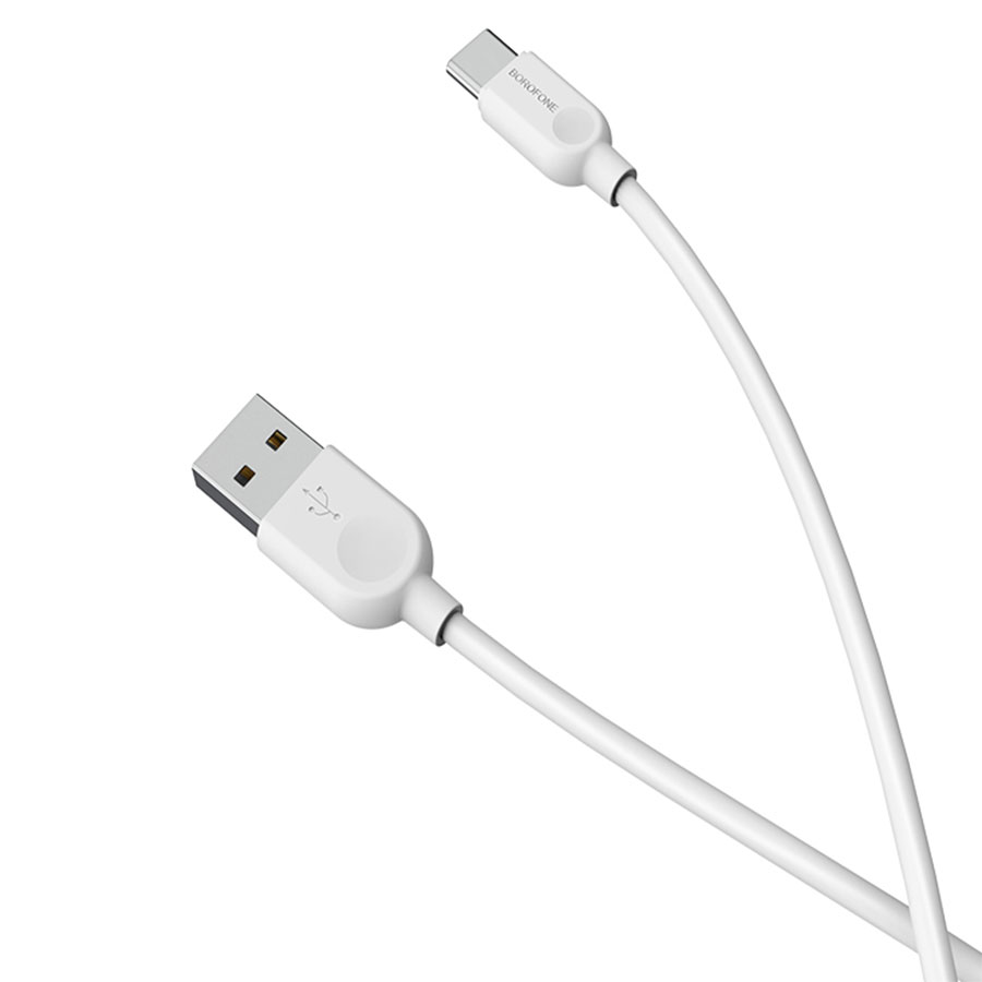 Кабель USB BOROFONE BX14 LinkJet USB - Type-C, 2.4А, 2 м, белый фото