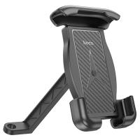 Держатель телефона для мотоцикла/велосипеда HOCO CA119 Follow, зажимной, на зеркало заднего вида, черный фото