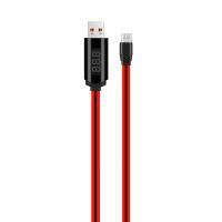 Кабель USB HOCO U29 LED displayed timing USB - MicroUSB, 2А, 1.2 м, красный+черный оптом недорого с доставкой Кабель USB HOCO U29 LED displayed timing USB - MicroUSB, 2А, 1.2 м, красный+черный фото