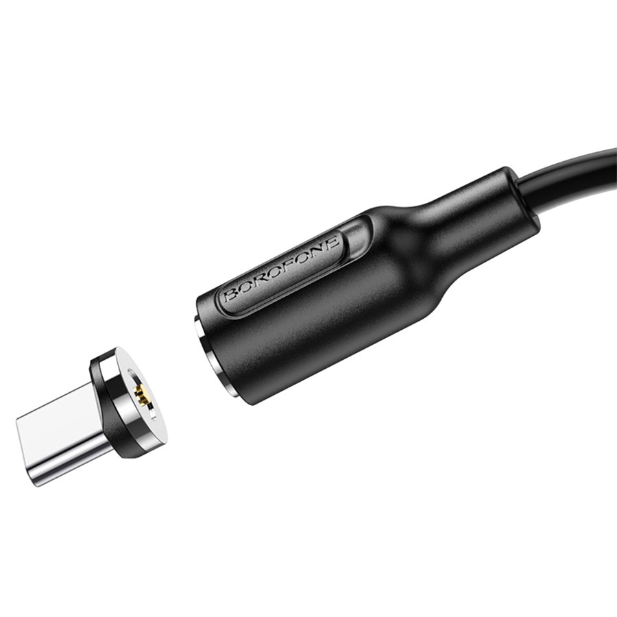 Кабель USB BOROFONE BX41 Amiable USB - Type-C магнитный, 2.4А, 1 м, черный оптом недорого с доставкой Кабель USB BOROFONE BX41 Amiable USB - Type-C магнитный, 2.4А, 1 м, черный фото