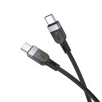 Кабель USB-C HOCO X109 Energy  Type-C - Type-C, 3A, 60W, 2 м, черный фото
