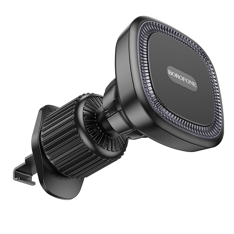 Автомобильный держатель BOROFONE BH96 NT Ice, магнитный, на воздуховод, черный+серый фото