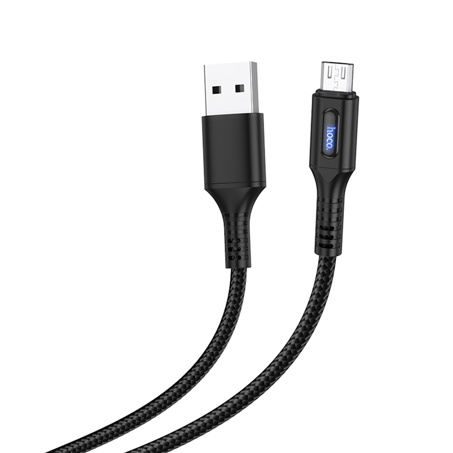 Кабель USB HOCO U79 Admirable USB - MicroUSB, 2.4А, 1.2 м, черный оптом недорого с доставкой Кабель USB HOCO U79 Admirable USB - MicroUSB, 2.4А, 1.2 м, черный фото