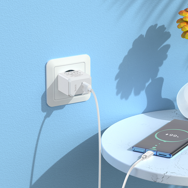 Сетевое зарядное устройство HOCO CS11A Ocean 1xUSB, 2.1A, белый фото