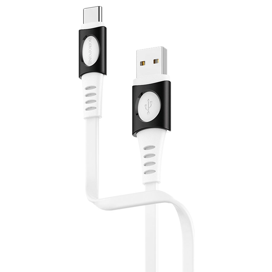 Кабель USB BOROFONE BX35 Carib USB - Type-C, 2.4А, 1 м, белый оптом недорого с доставкой Кабель USB BOROFONE BX35 Carib USB - Type-C, 2.4А, 1 м, белый фото