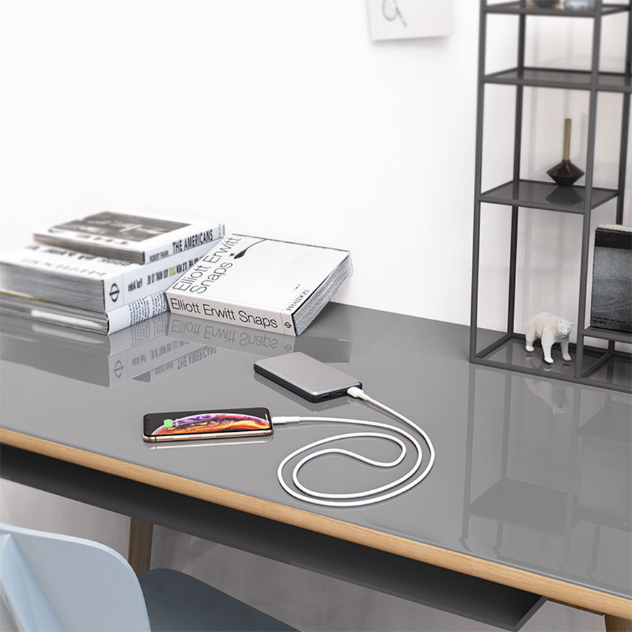 Кабель USB BOROFONE BX30 Silicone USB - Lightning, 2.4А, 1 м, белый фото