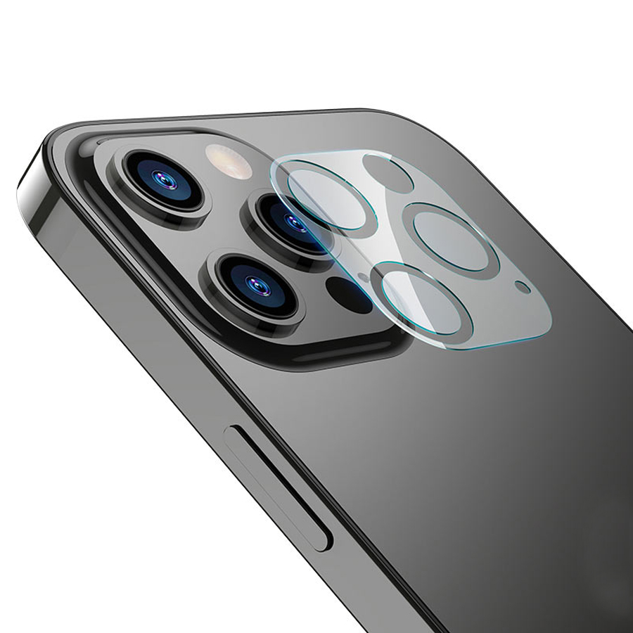 Защитная пленка на заднюю камеру HOCO V11 для iPhone 12 Pro Max 6.7", прозрачный фото