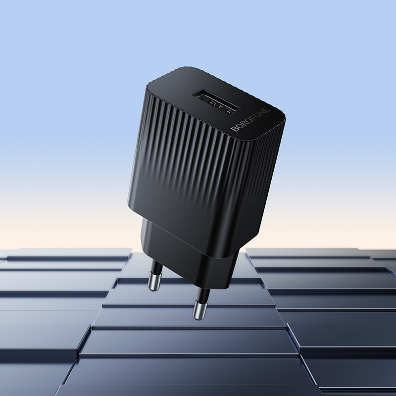 Сетевое зарядное устройство BOROFONE BAS71A Source 1xUSB, 2.1A, черный фото