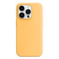 Чехол Silicone Case with MagSafe и Анимация цвета для iPhone 12/12 Pro 6.1", ярко-желтый (13) фото