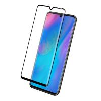 Защитное стекло для Huawei Honor 30 Pro, Full Glue 3D, 0.3mm, закругленное под экран, прозрачный+черная рамка фото