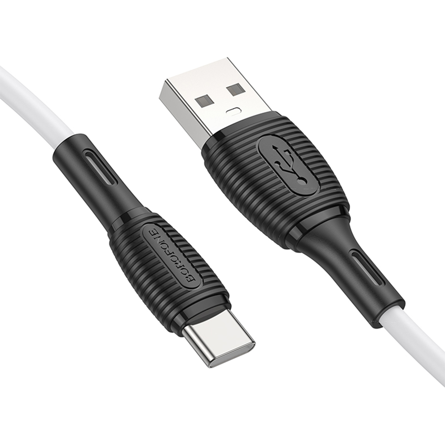 Кабель USB BOROFONE BX86 Advantage USB - Type-C, 3A, 1 м, белый оптом недорого с доставкой Кабель USB BOROFONE BX86 Advantage USB - Type-C, 3A, 1 м, белый фото