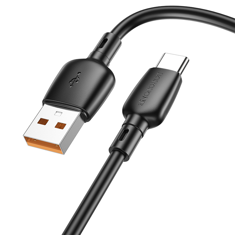 Кабель USB BOROFONE BX93 Super power USB - Type-C, 6A, 100W, 1 м, черный оптом недорого с доставкой Кабель USB BOROFONE BX93 Super power USB - Type-C, 6A, 100W, 1 м, черный фото