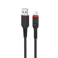 Кабель USB HOCO X59 Victory USB - Lightning, 2.4А, 3 м, черный фото