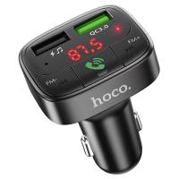 Автомобильное зарядное устройство с FM-Трансмиттер HOCO E59 Promise, 2xUSB, 3.1A, 18W, черный фото