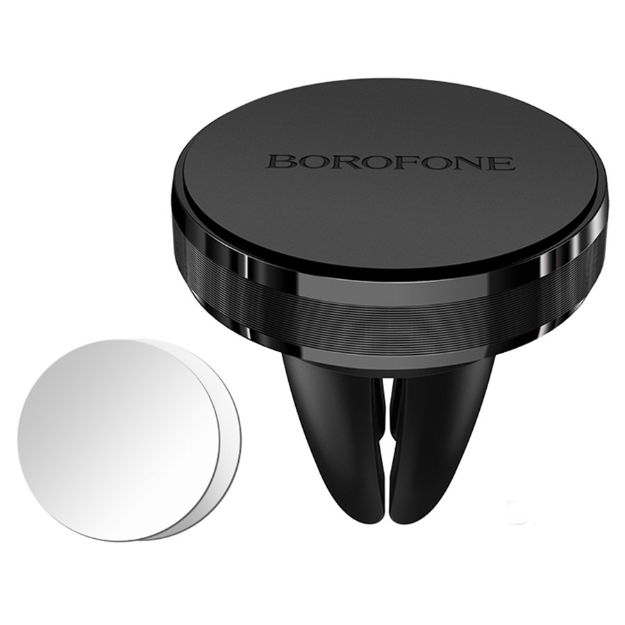Автомобильный держатель BOROFONE BH8 Air outlet, магнитный, на воздуховод, черный фото
