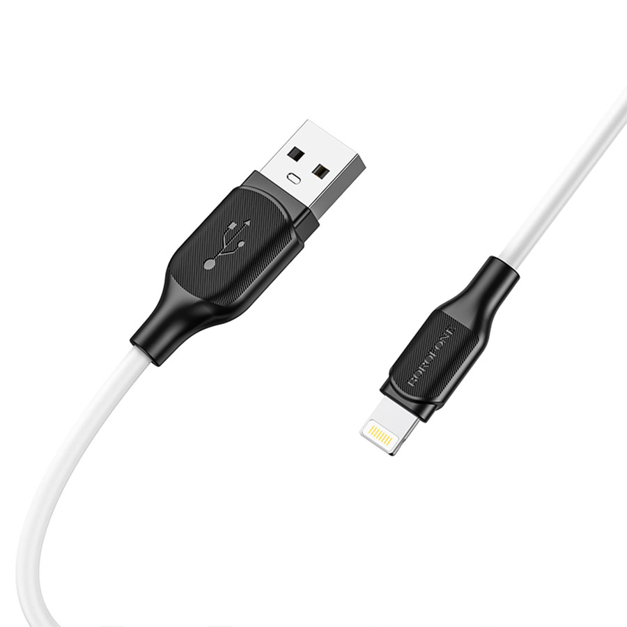 Кабель USB BOROFONE BX42 Encore USB - Lightning, 2.4А, 1 м, белый оптом недорого с доставкой Кабель USB BOROFONE BX42 Encore USB - Lightning, 2.4А, 1 м, белый фото