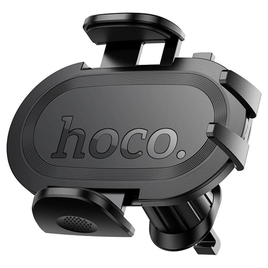 Автомобильный держатель HOCO H53 Brusco, зажимной, на воздуховод, черный фото
